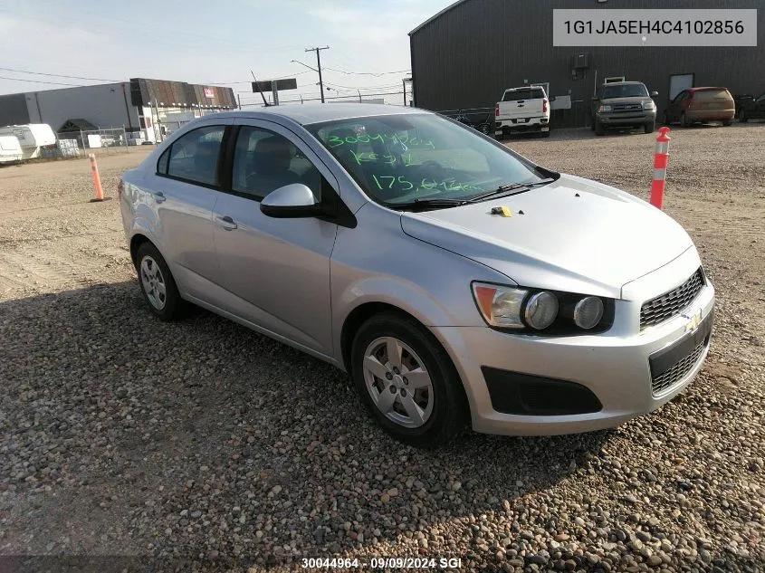 2012 Chevrolet Sonic Ls VIN: 1G1JA5EH4C4102856 Lot: 30044964