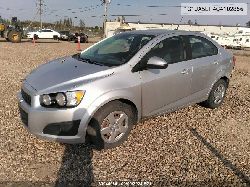 2012 Chevrolet Sonic Ls VIN: 1G1JA5EH4C4102856 Lot: 30044964