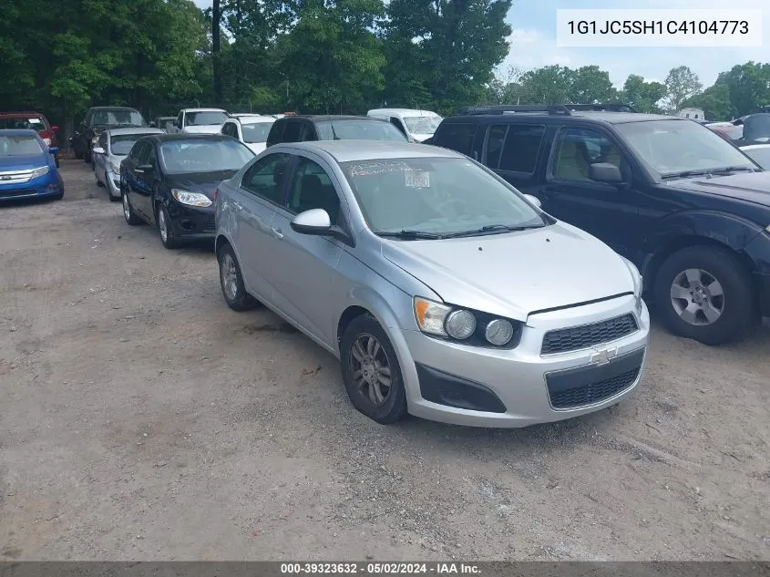 2012 Chevrolet Sonic 2Lt VIN: 1G1JC5SH1C4104773 Lot: 39323632