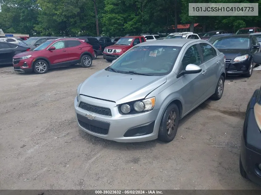 2012 Chevrolet Sonic 2Lt VIN: 1G1JC5SH1C4104773 Lot: 39323632