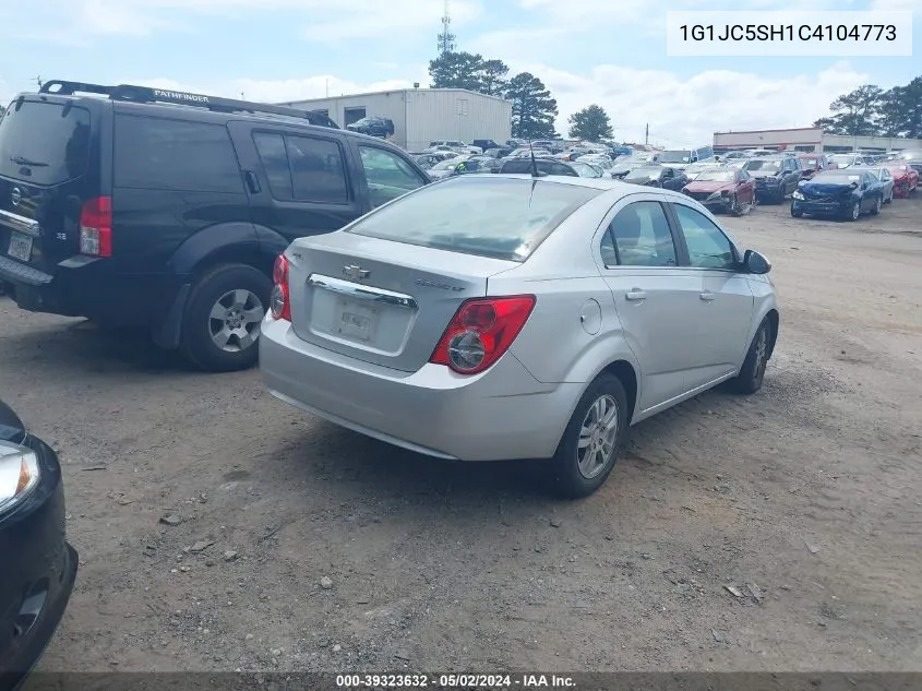 1G1JC5SH1C4104773 2012 Chevrolet Sonic 2Lt