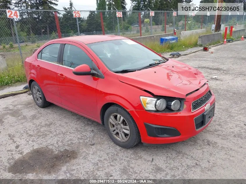 2012 Chevrolet Sonic 2Lt VIN: 1G1JC5SH7C4230605 Lot: 39477513