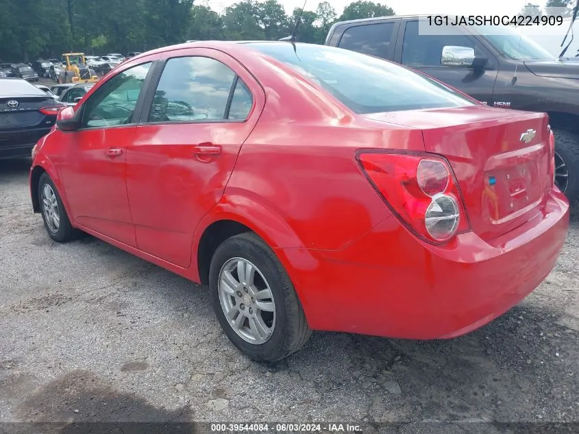 1G1JA5SH0C4224909 2012 Chevrolet Sonic 2Ls