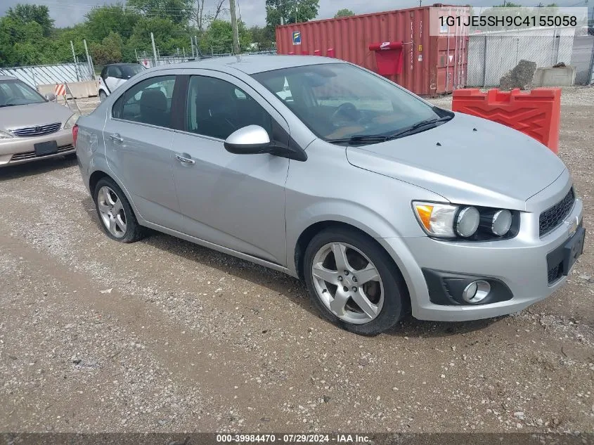 2012 Chevrolet Sonic 2Lz VIN: 1G1JE5SH9C4155058 Lot: 39984470