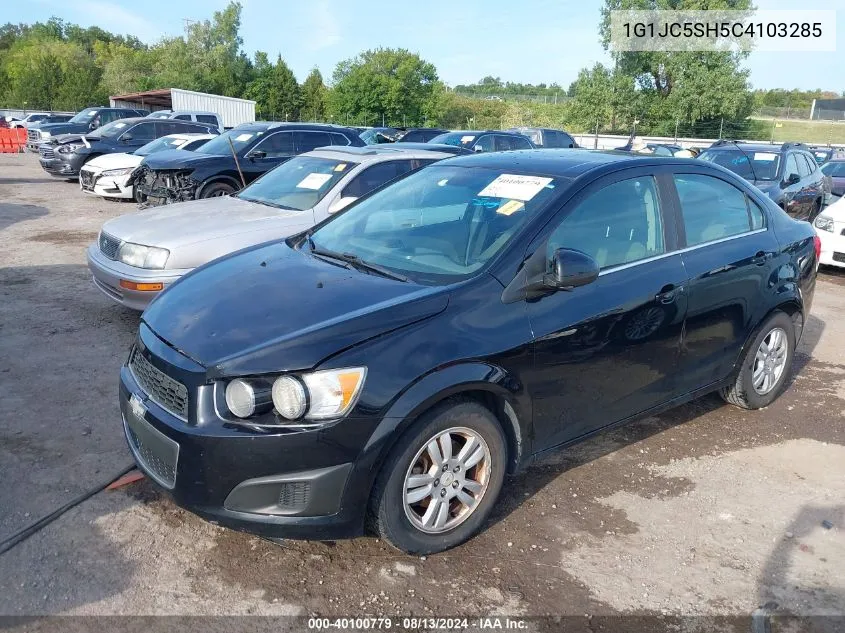 1G1JC5SH5C4103285 2012 Chevrolet Sonic 2Lt