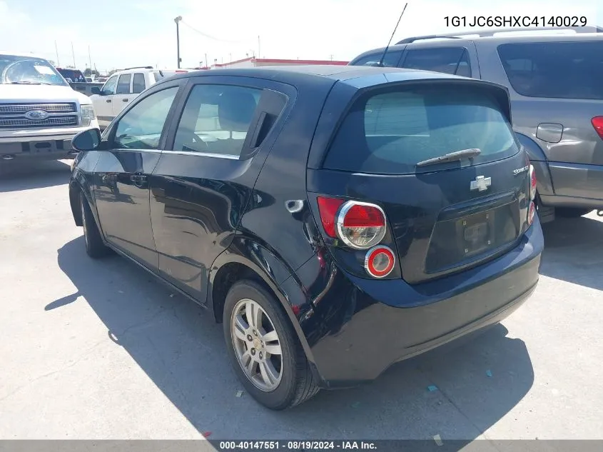 1G1JC6SHXC4140029 2012 Chevrolet Sonic 2Lt