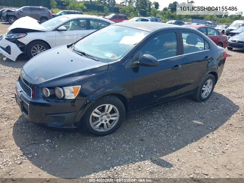 2012 Chevrolet Sonic 2Lt VIN: 1G1JC5SH0C4155486 Lot: 40302830