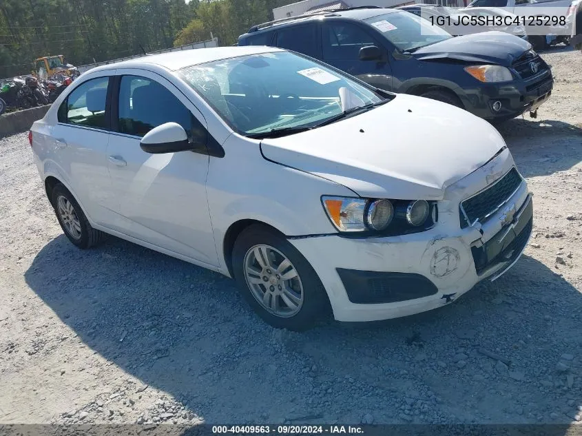 1G1JC5SH3C4125298 2012 Chevrolet Sonic 2Lt