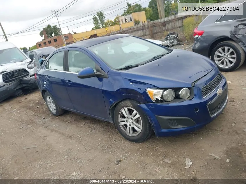 1G1JC5SB8C4227904 2012 Chevrolet Sonic 2Lt