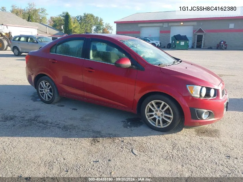 2012 Chevrolet Sonic 2Lt VIN: 1G1JC5SH8C4162380 Lot: 40455190