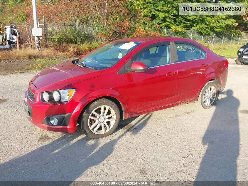 1G1JC5SH8C4162380 2012 Chevrolet Sonic 2Lt