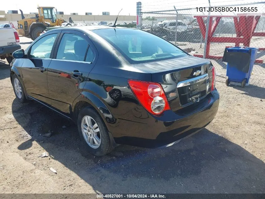 1G1JD5SB0C4158655 2012 Chevrolet Sonic 1Lt