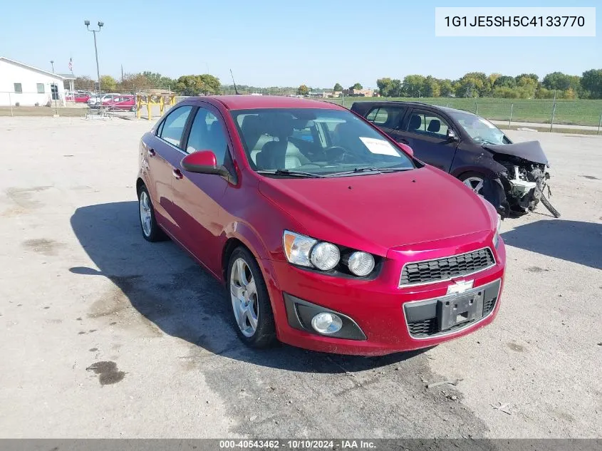 2012 Chevrolet Sonic 2Lz VIN: 1G1JE5SH5C4133770 Lot: 40543462