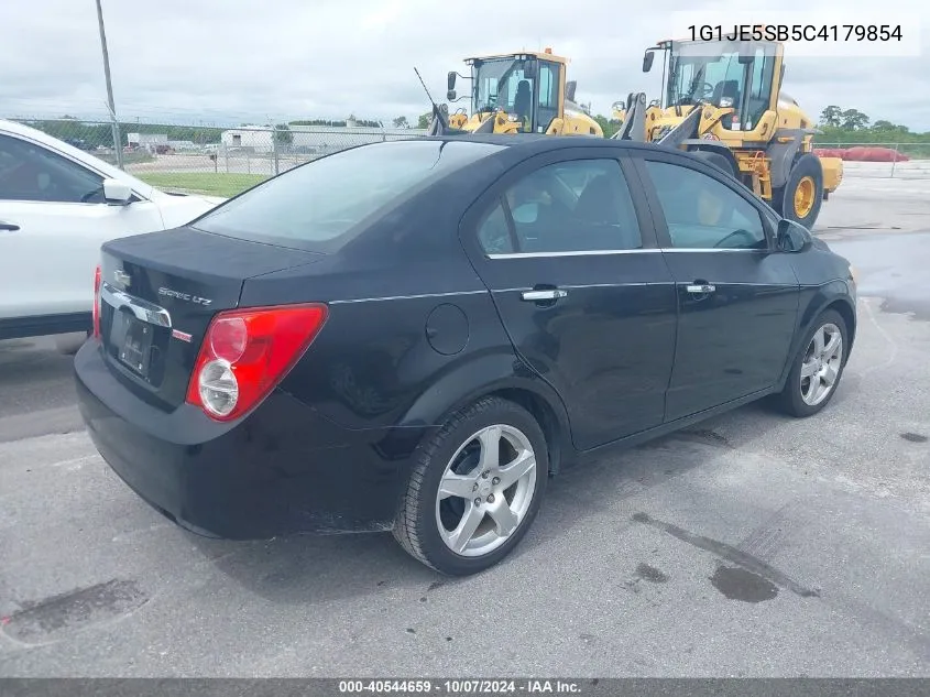 2012 Chevrolet Sonic 2Lz VIN: 1G1JE5SB5C4179854 Lot: 40544659