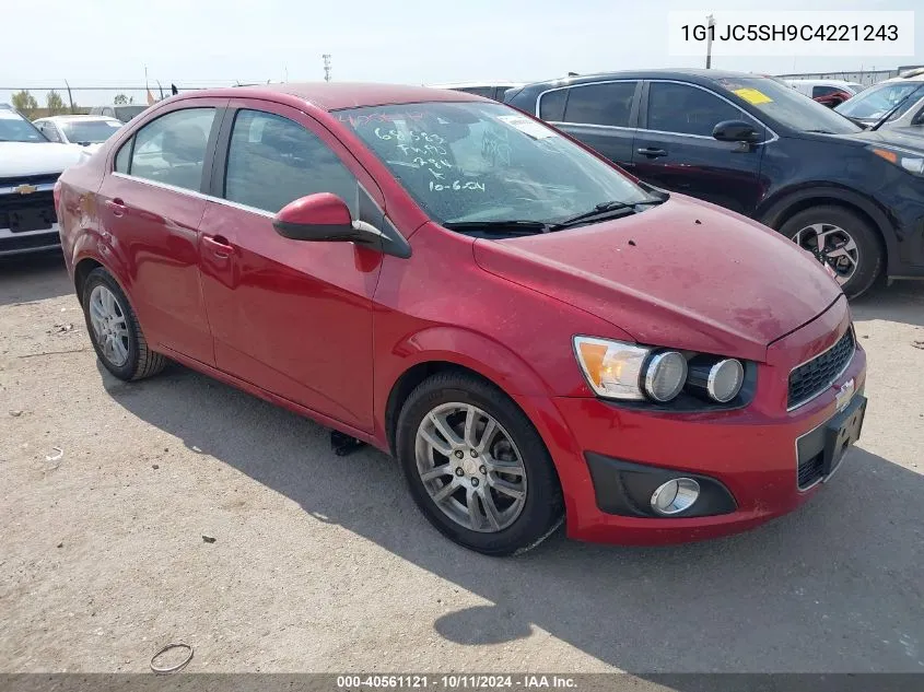 2012 Chevrolet Sonic 2Lt VIN: 1G1JC5SH9C4221243 Lot: 40561121