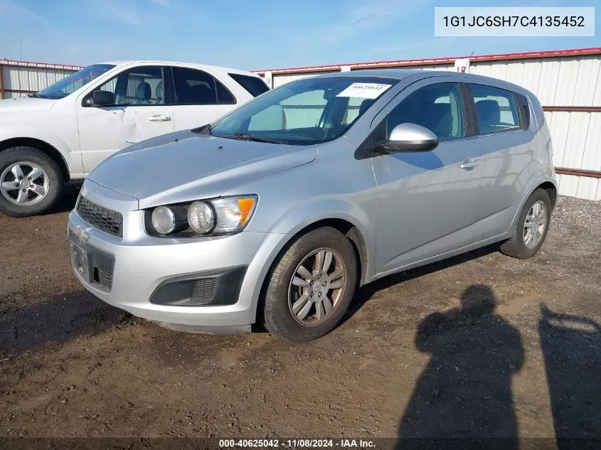 2012 Chevrolet Sonic 2Lt VIN: 1G1JC6SH7C4135452 Lot: 40625042