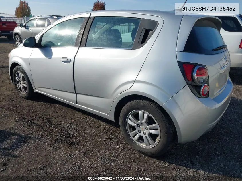 2012 Chevrolet Sonic 2Lt VIN: 1G1JC6SH7C4135452 Lot: 40625042