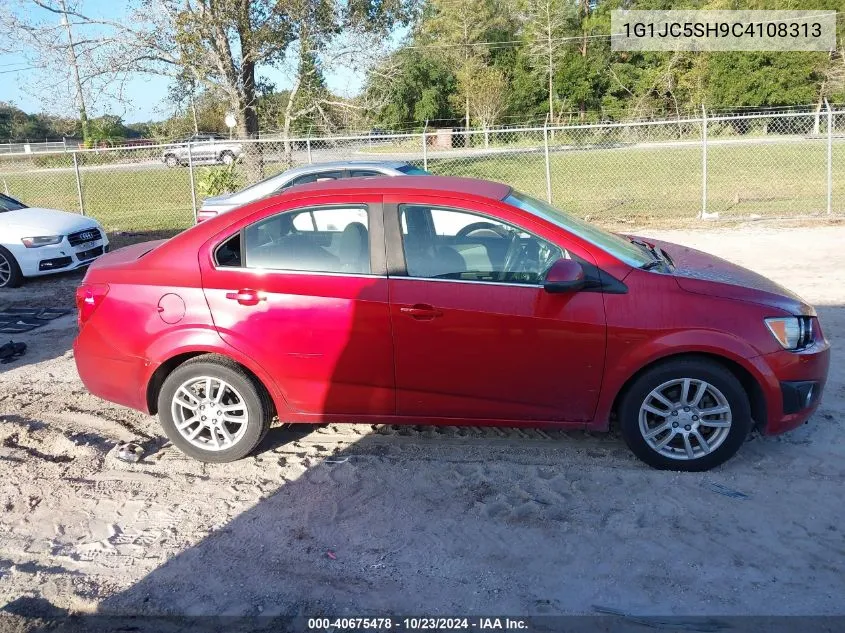 2012 Chevrolet Sonic 2Lt VIN: 1G1JC5SH9C4108313 Lot: 40675478