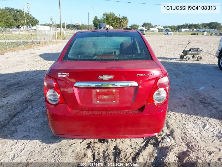 2012 Chevrolet Sonic 2Lt VIN: 1G1JC5SH9C4108313 Lot: 40675478