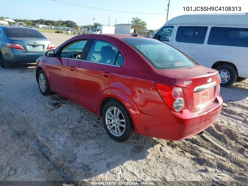 2012 Chevrolet Sonic 2Lt VIN: 1G1JC5SH9C4108313 Lot: 40675478