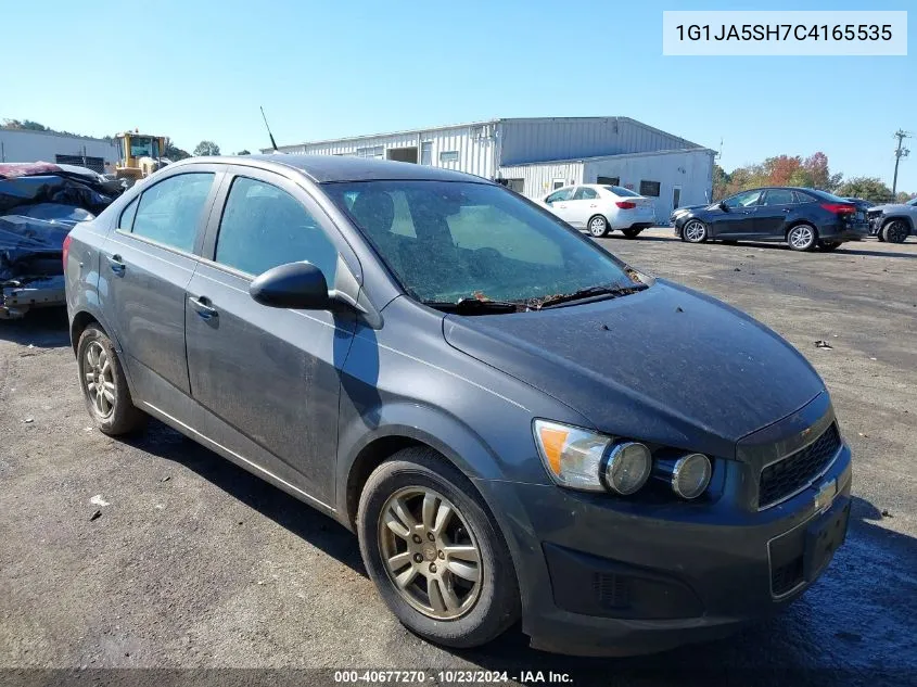 2012 Chevrolet Sonic 2Ls VIN: 1G1JA5SH7C4165535 Lot: 40677270