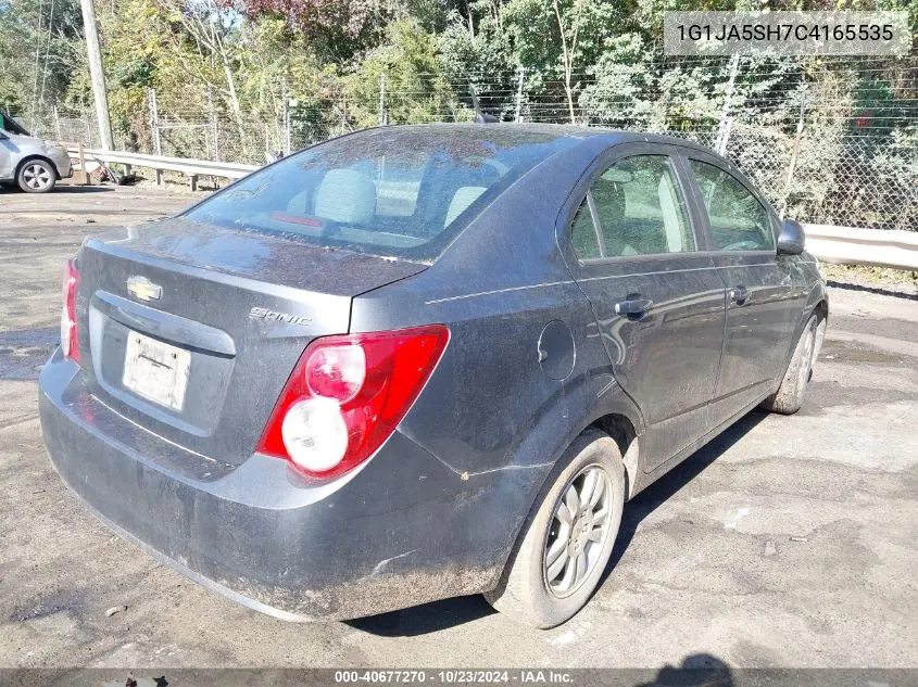 2012 Chevrolet Sonic 2Ls VIN: 1G1JA5SH7C4165535 Lot: 40677270