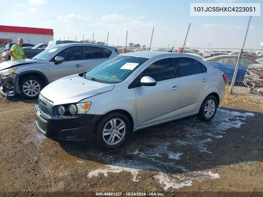 2012 Chevrolet Sonic 2Lt VIN: 1G1JC5SHXC4223051 Lot: 40681227