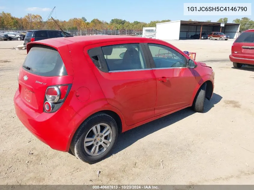 2012 Chevrolet Sonic 2Lt VIN: 1G1JC6SH5C4146790 Lot: 40687613