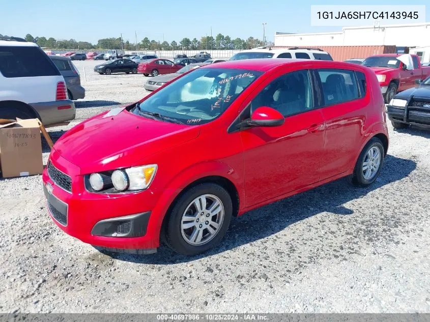 2012 Chevrolet Sonic 2Ls VIN: 1G1JA6SH7C4143945 Lot: 40697986