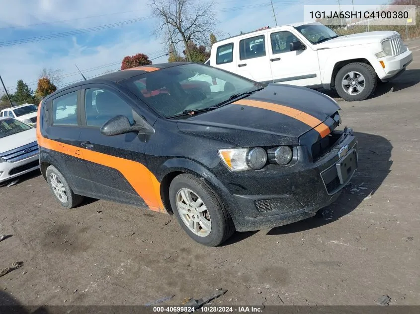 2012 Chevrolet Sonic 2Ls VIN: 1G1JA6SH1C4100380 Lot: 40699824