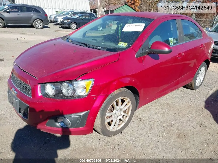 1G1JC5SH3C4142649 2012 Chevrolet Sonic 2Lt