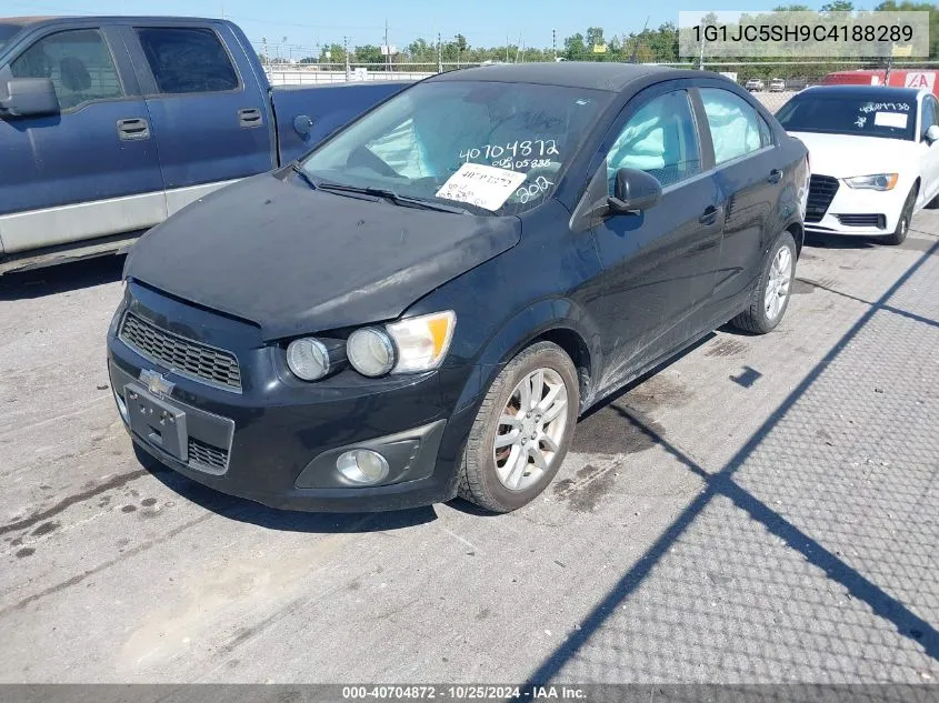 2012 Chevrolet Sonic 2Lt VIN: 1G1JC5SH9C4188289 Lot: 40704872