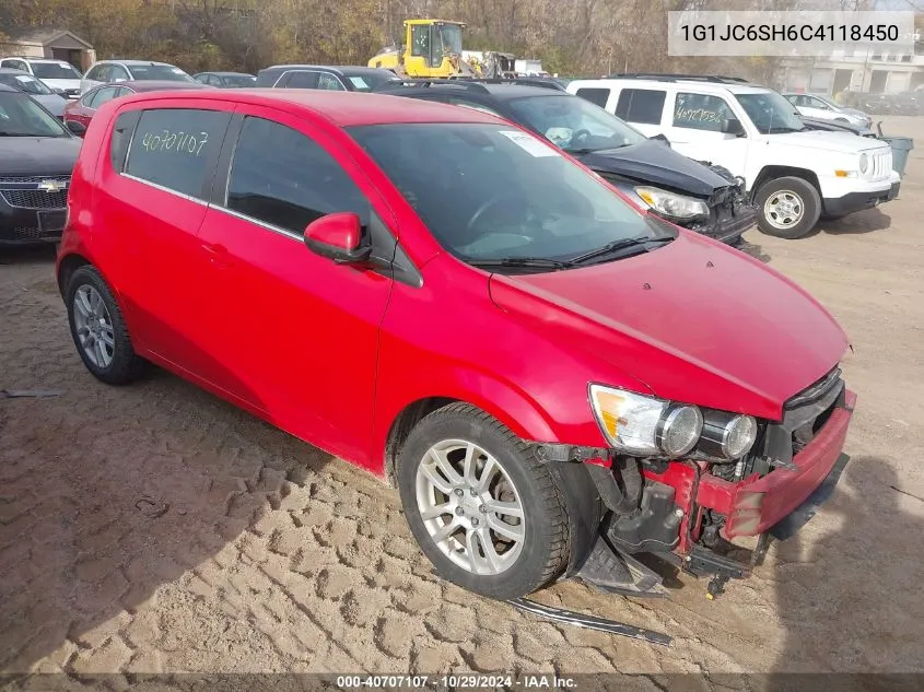 2012 Chevrolet Sonic 2Lt VIN: 1G1JC6SH6C4118450 Lot: 40707107