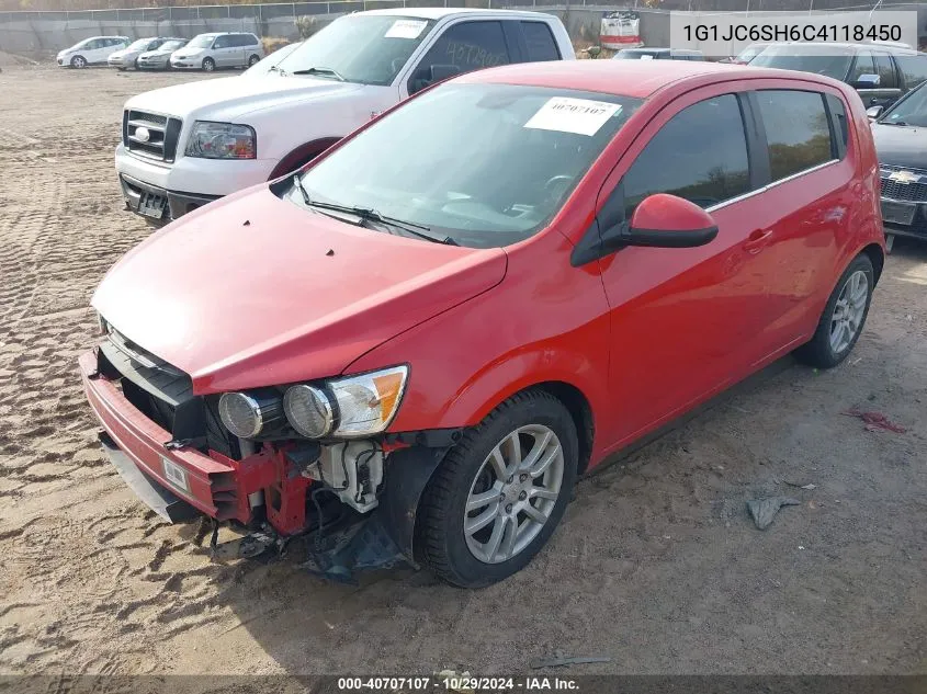 2012 Chevrolet Sonic 2Lt VIN: 1G1JC6SH6C4118450 Lot: 40707107