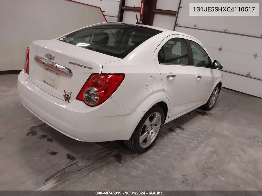 1G1JE5SHXC4110517 2012 Chevrolet Sonic 2Lz