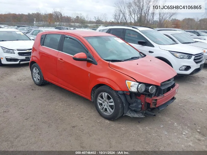 2012 Chevrolet Sonic 2Lt VIN: 1G1JC6SH8C4106865 Lot: 40746402