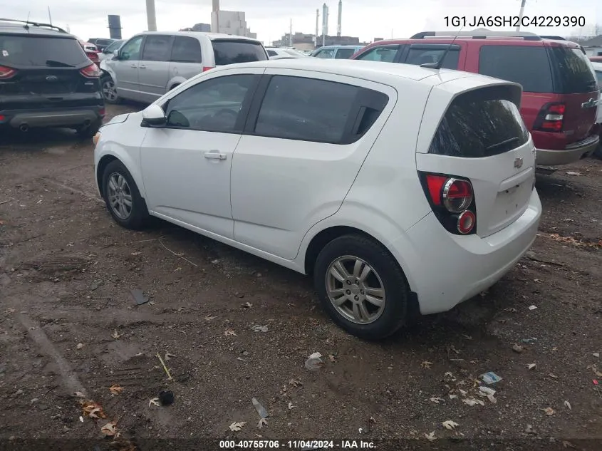 2012 Chevrolet Sonic 2Ls VIN: 1G1JA6SH2C4229390 Lot: 40755706