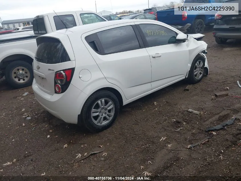 2012 Chevrolet Sonic 2Ls VIN: 1G1JA6SH2C4229390 Lot: 40755706