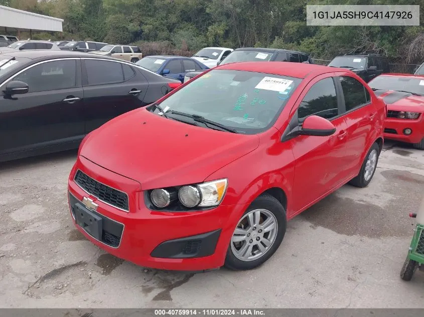 2012 Chevrolet Sonic 2Ls VIN: 1G1JA5SH9C4147926 Lot: 40759914