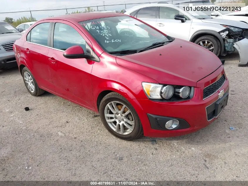 2012 Chevrolet Sonic 2Lt VIN: 1G1JC5SH9C4221243 Lot: 40799831