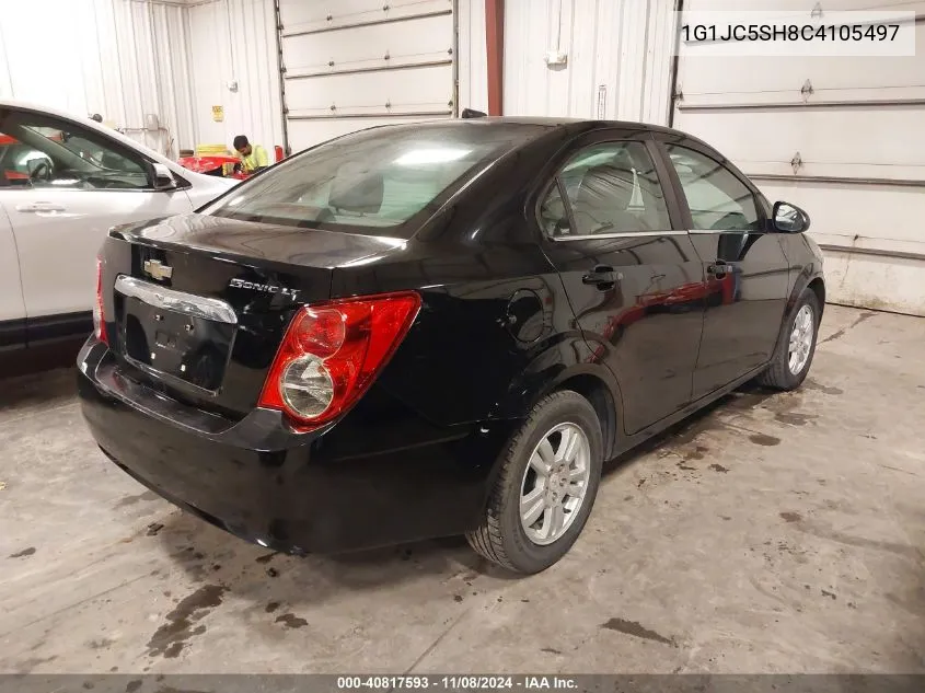 2012 Chevrolet Sonic 2Lt VIN: 1G1JC5SH8C4105497 Lot: 40817593