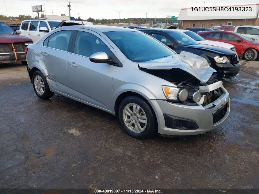 1G1JC5SH8C4193323 2012 Chevrolet Sonic 2Lt