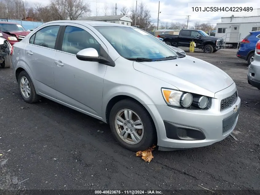 2012 Chevrolet Sonic 2Lt VIN: 1G1JC5SH4C4229489 Lot: 40823675