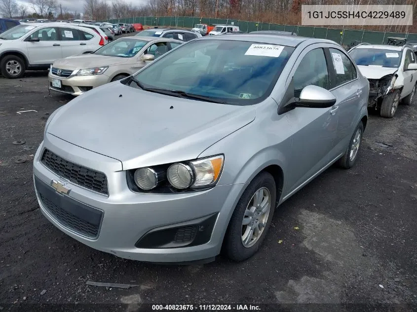 2012 Chevrolet Sonic 2Lt VIN: 1G1JC5SH4C4229489 Lot: 40823675