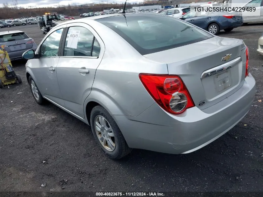 2012 Chevrolet Sonic 2Lt VIN: 1G1JC5SH4C4229489 Lot: 40823675