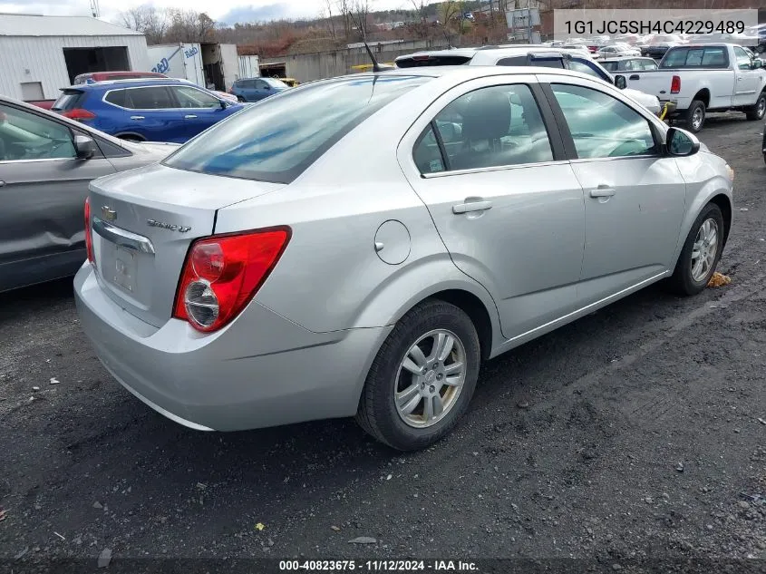 2012 Chevrolet Sonic 2Lt VIN: 1G1JC5SH4C4229489 Lot: 40823675