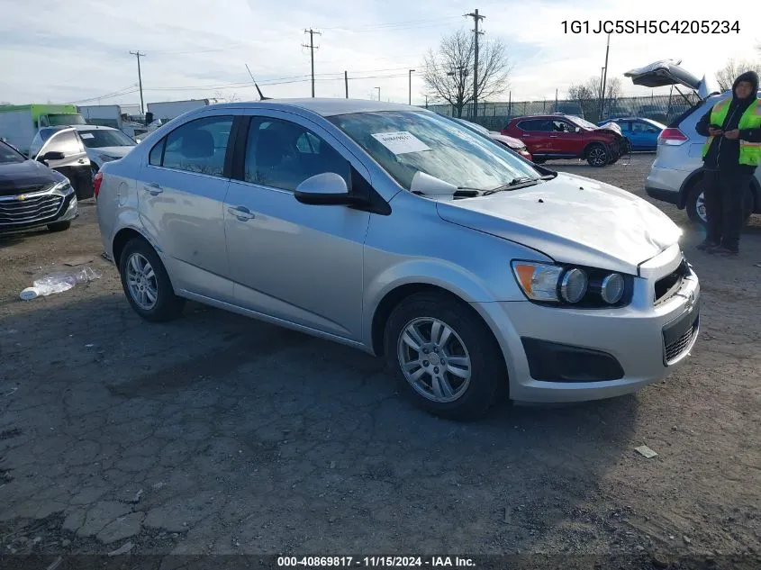 2012 Chevrolet Sonic 2Lt VIN: 1G1JC5SH5C4205234 Lot: 40869817