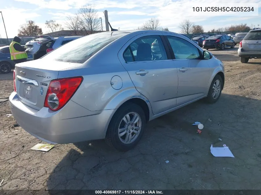 2012 Chevrolet Sonic 2Lt VIN: 1G1JC5SH5C4205234 Lot: 40869817