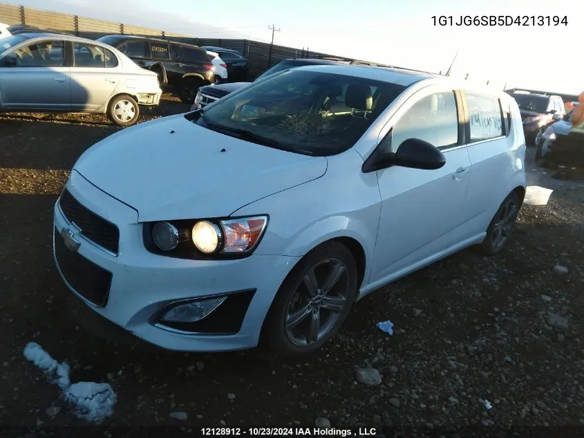 2013 Chevrolet Sonic VIN: 1G1JG6SB5D4213194 Lot: 12128912