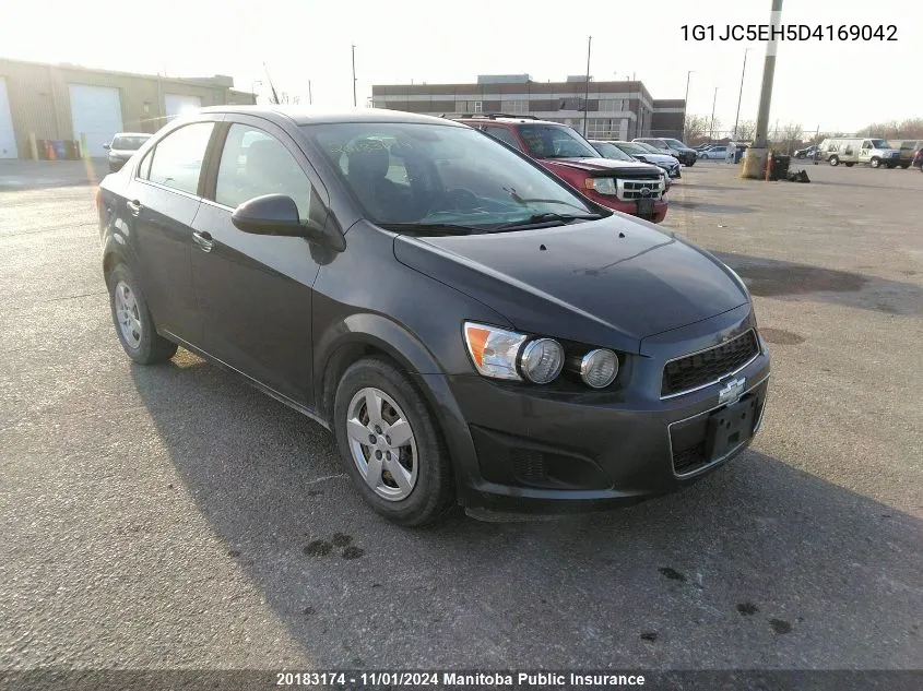 2013 Chevrolet Sonic Lt VIN: 1G1JC5EH5D4169042 Lot: 20183174